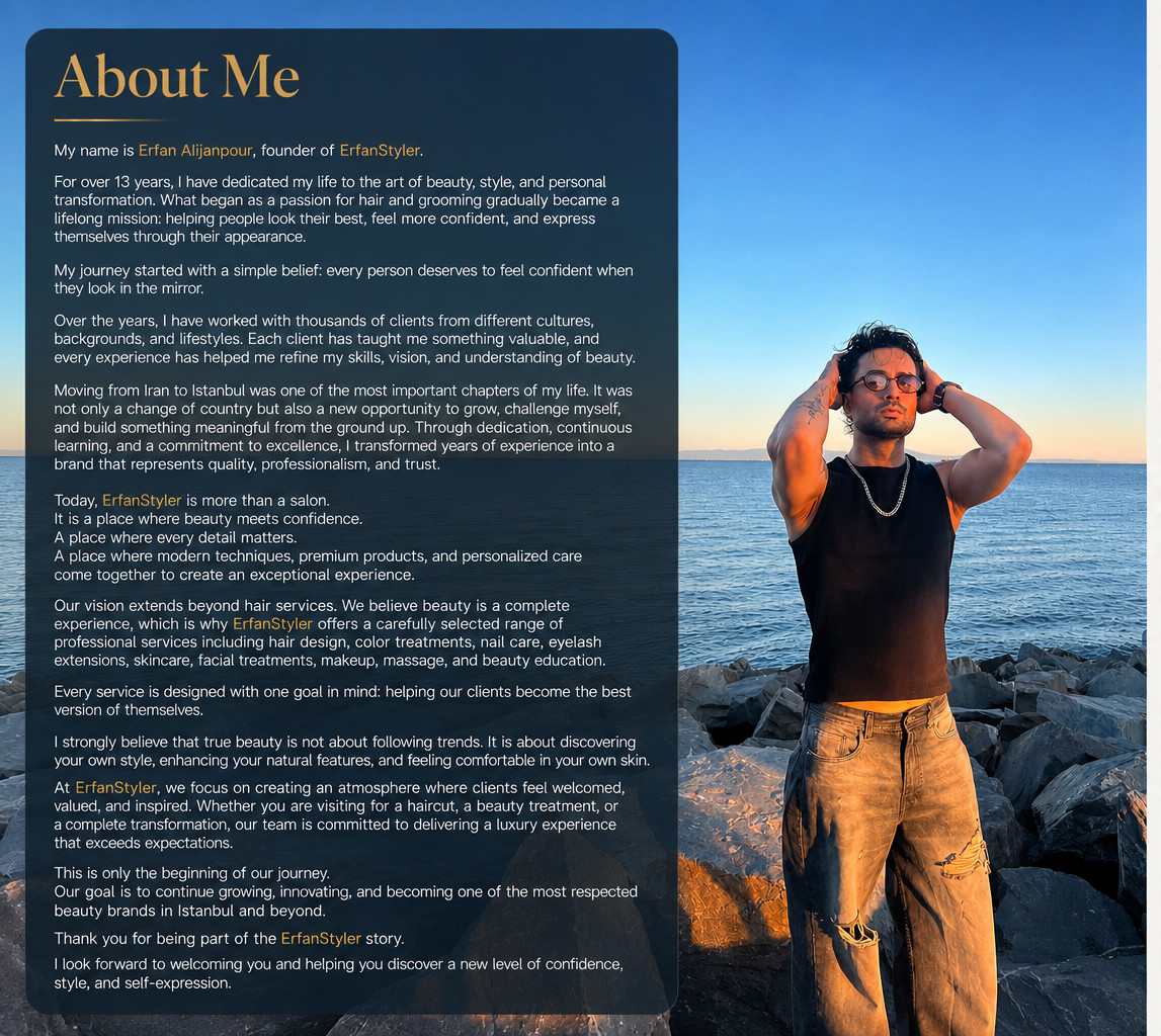 Erfan Alijanpour — Founder of ErfanStyler